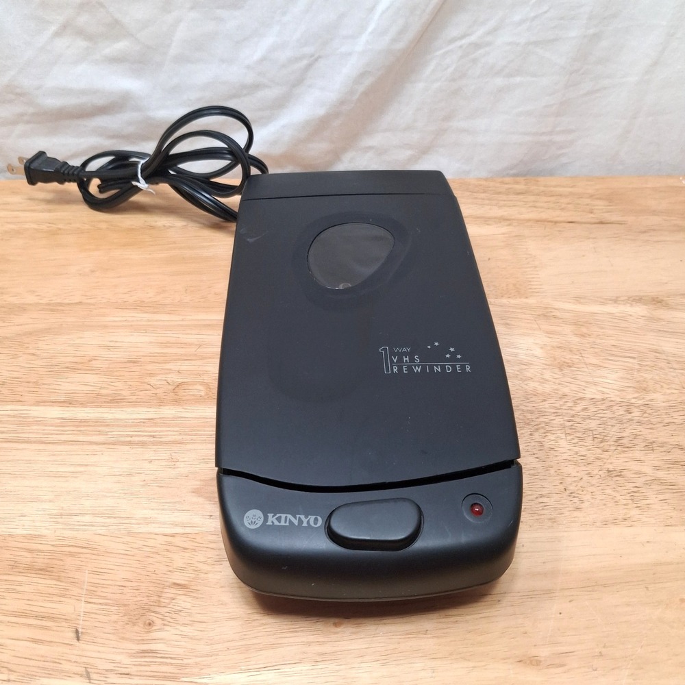 Vintage Kinyo AUTOMATIC VHS Video Cassette Rewinder READ
